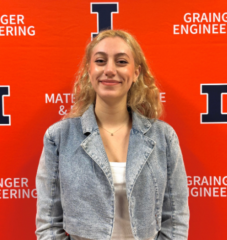 Beng&amp;uuml; S&amp;uuml;eda &Aring;Å¾eng&amp;uuml;l, an Illinois materials science and engineering Ph.D. student, takes a photo on campus.