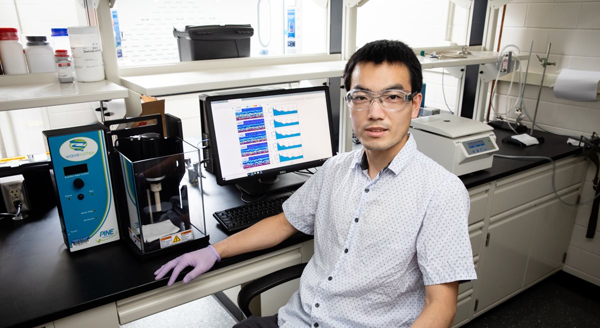 Pictured: Assistant Professor Yingjie Zhang