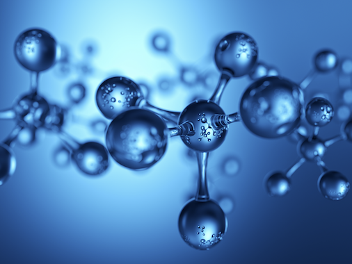 Abstract molecule 3D model