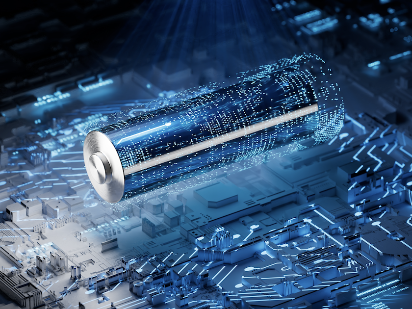 Diagram of a battery