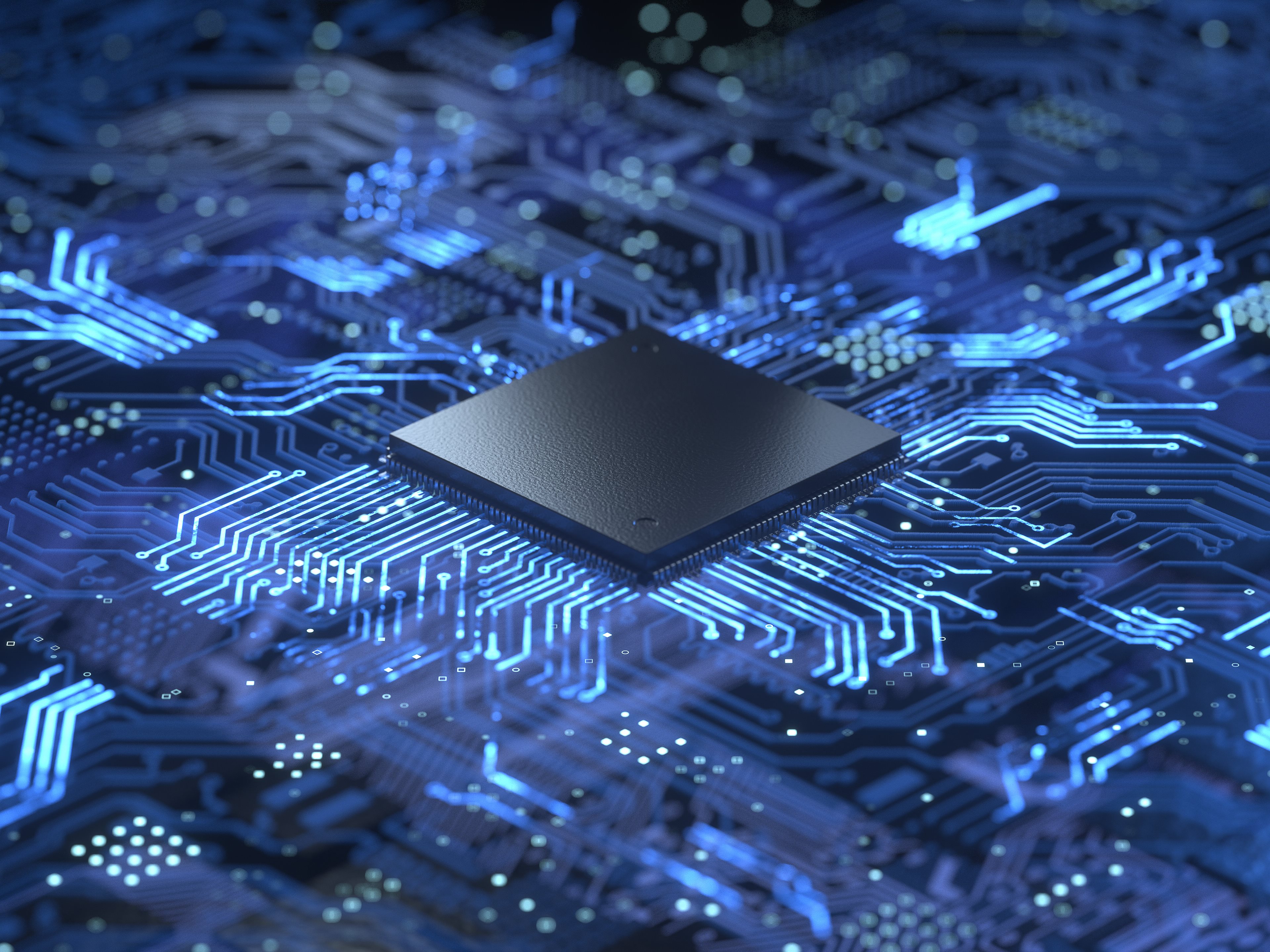 Semiconductor generic image from Adobe Stock