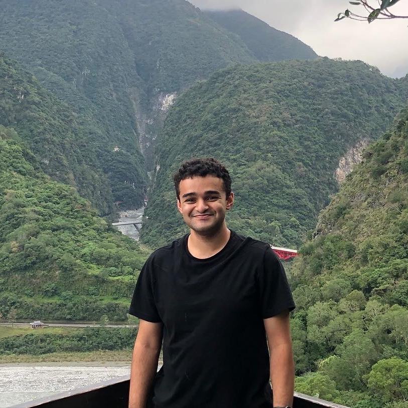 Vineet Tagare, a MatSE '21 alumnus and process integration engineering at TMSC,&amp;amp;amp;nbsp;is all smiles at the foothills of the Taroko Gorge while visiting Taroko National Park in Xiulin, Taiwan.