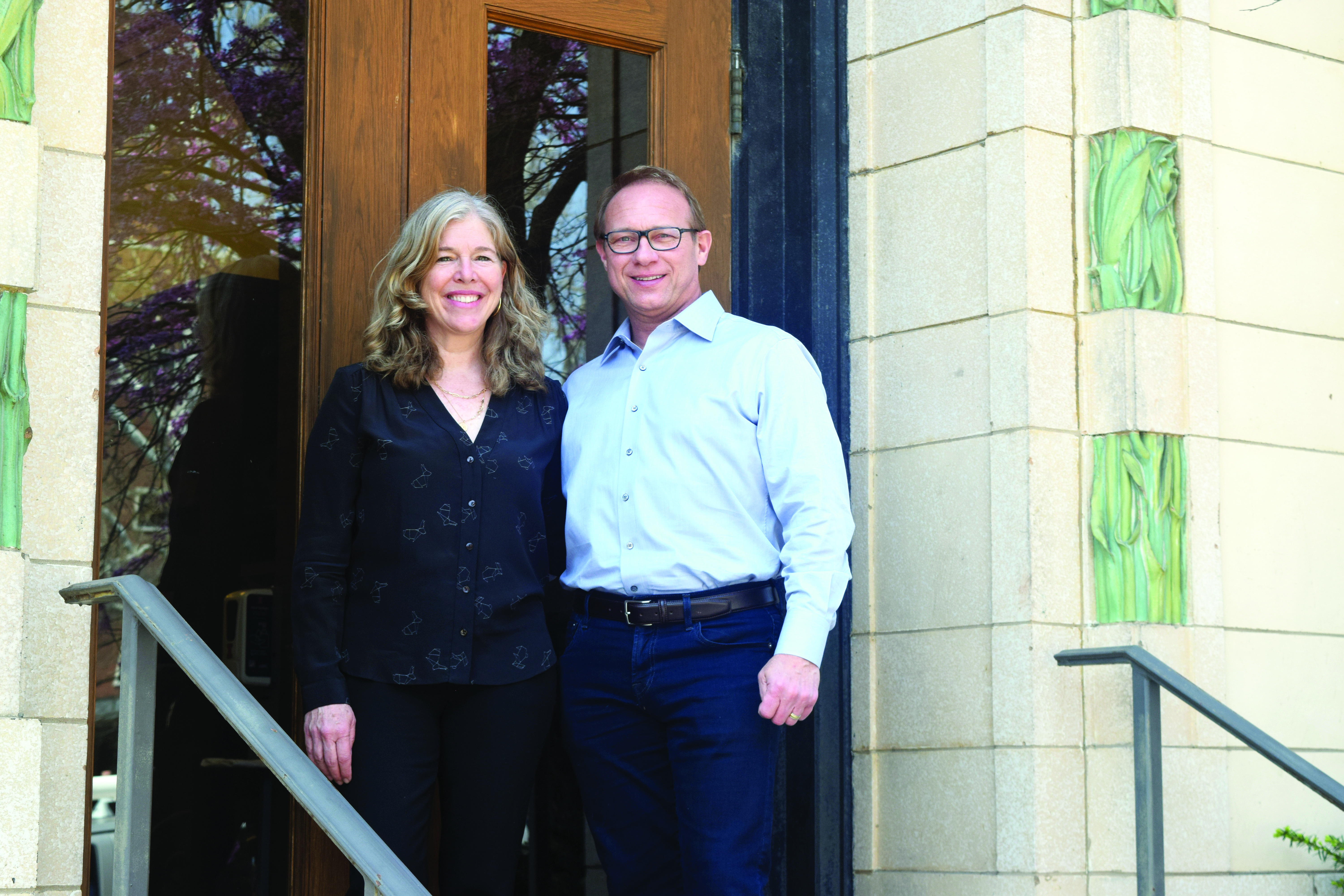 Darrin and Amanda Hansen. Photo by Heather Coit, Grainger Engineering.