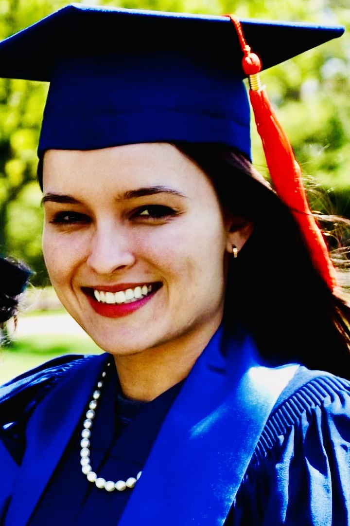 Arielle Gross Samuels on graduation day.